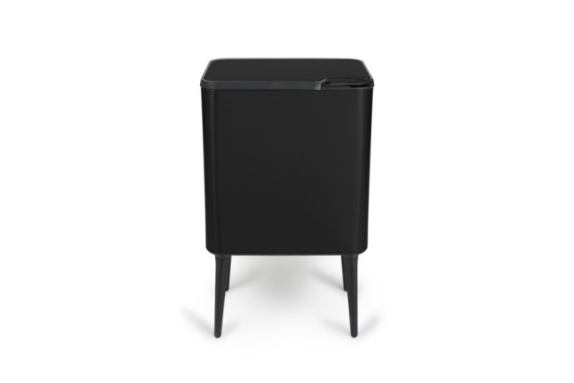 Κάδος Απορριμμάτων Push Bin 36L 48 x 38 x 54,5 cm - Ματ Μαύρο 8720604888041  Umuzi Cleaning