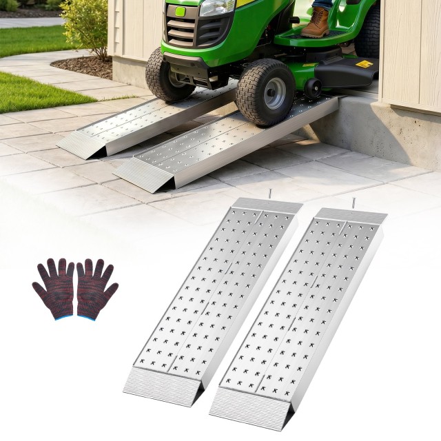 VEVOR Αλουμινένιες Ράμπες Φορτίου 2 τεμ. 999 x 304 mm, 1360 kg LJSL3912INCHEDVML001V0