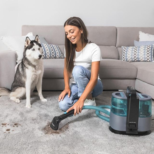 CECOTEC Πλυστικό Υφασμάτων & Ταπετσαριών 600W Conga 4000 Carpet&Spot Clean XL X-Treme , 14 kPa, με 2 Δοχεία, Ψεκασμό Νερού και 3 Μπεκ Αναρρόφησης CEC-A90-100006