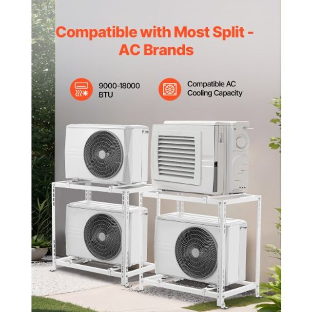VEVOR Βάση Εδάφους Mini Split για Θερμική Αντλία 9000-18000 BTU Διπλών Επιπέδων KDDMZJSCZJ9022BS6V0