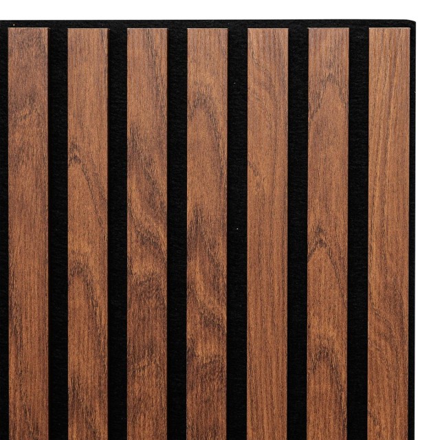 Atmosphera Τρισδιάστατο Καφέ Πάνελ Τοίχου MDF_Ε1 με Ακουστική Μόνωση 210403B