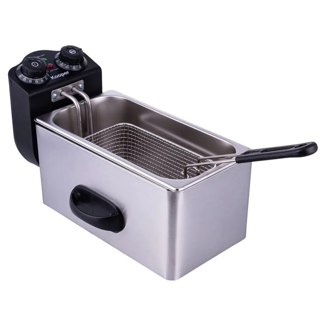 Kooper Φριτέζα Λαδιού 3L από Ανοξείδωτο Ατσάλι, 2000 W 5925044
