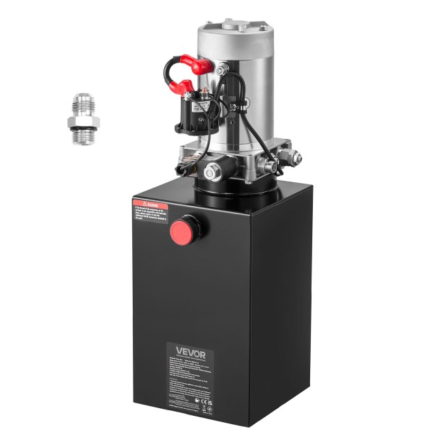 VEVOR 10L Μονή Δράση Υδραυλική Αντλία DC 12V με Μέγιστη Πίεση 22 MPa για Ανατροπή Τρέιλερ 12VDZYFXJSYXU2WWW001V9