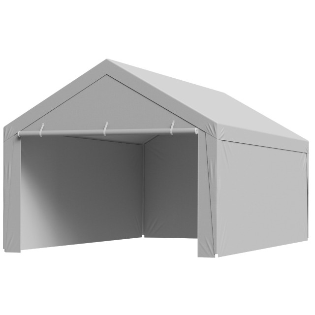 VEVOR Αντικαταστατικό Κάλυμμα Carport 6×4 μ. με Πλευρικά Τοιχώματα, UV & Αδιάβροχο CKPB13X20FTHFHUUD001V0