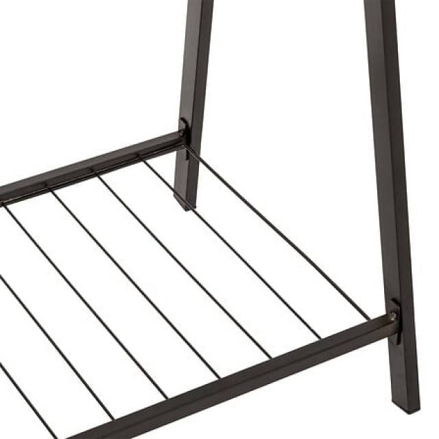 Διπλή Μεταλλική Κρεμάστρα Ρούχων 98 x 43,5 x 145 cm Μαύρο 205530 5Five Simply Smart