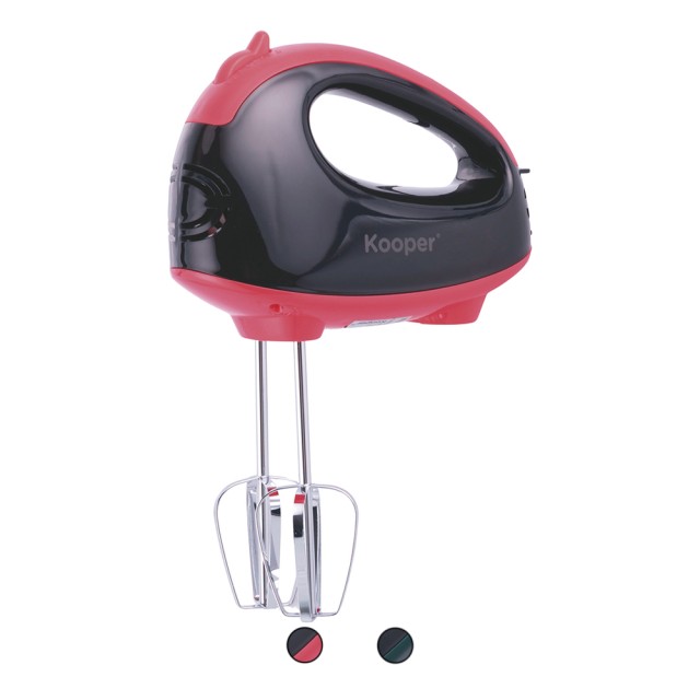 Kooper Ηλεκτρικός μίξερ 7 ταχυτήτων με ανοξείδωτους αναδευτήρες και γάντζους 150 W Whisk Kooper 5902497 Τυχαία Επιλογή Χρωμάτων