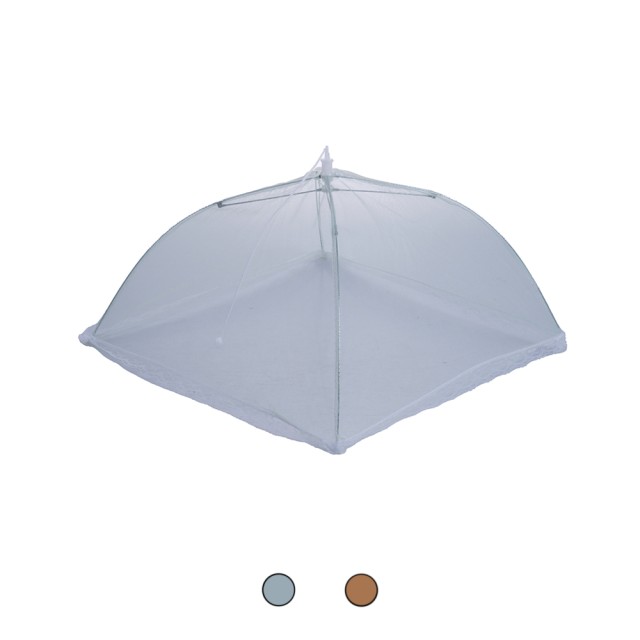 Villa DEste  Σετ 2 τμχ Κάλυμμα τροφίμων τετράγωνο 32x32 εκ σε πολυεστέρα και ανθρακοχάλυβα αναδιπλούμενο 4 Toni 5902264