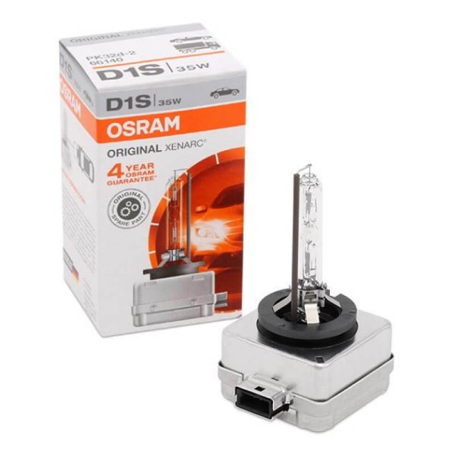 Λάμπα Xenon 35W για Αυτοκίνητα & Μοτοσυκλέτες Original Xenarc D1S 4200K Φυσικό Λευκό 12V 1τμχ 66140 OSRAM