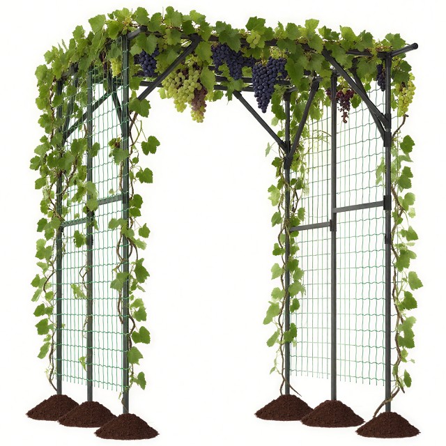 Costway Κιγκλίδωμα Αναρρίχησης για Κήπο 200 x 150 x 197 cm GT4463DK