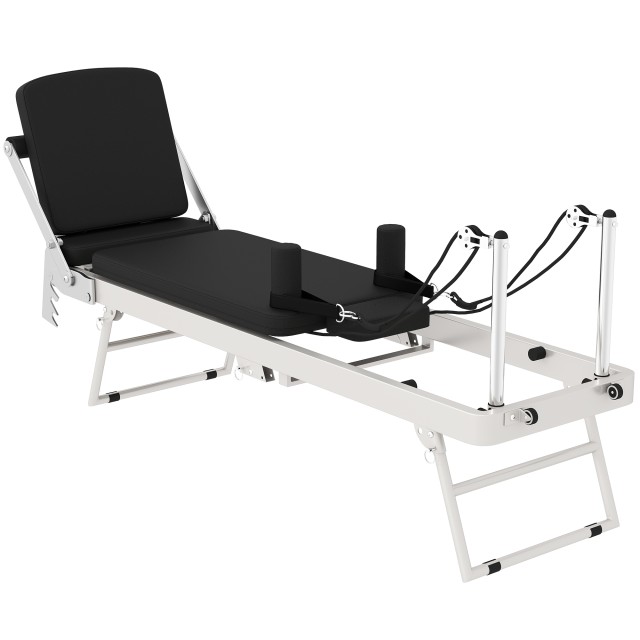 SPORTNOW Πτυσσόμενο Reformer Pilates για το Σπίτι με 2 Λάστιχα Αντίστασης A92-006V00WT