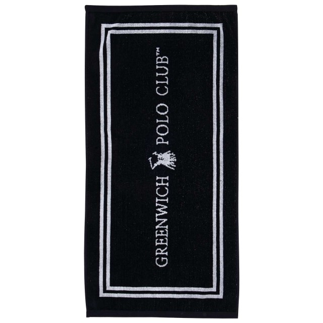 GREENWICH POLO CLUB Πετσέτα Γυμναστηρίου 45x90 Essential 3942 Μαύρη 267459003942