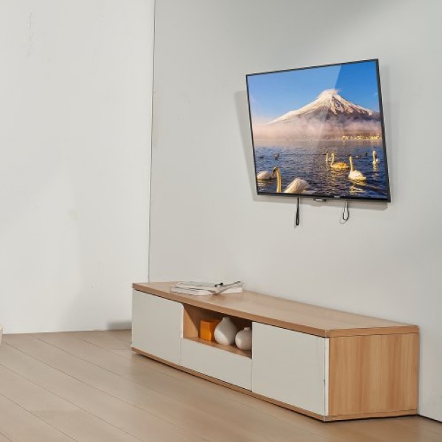 VEVOR Βάση Τοίχου TV, Συμβατή με 37-70 ίντσες, Μέγιστο VESA 600x400mm, Έως 132 lbs  BGDSZJP60040060M4V0