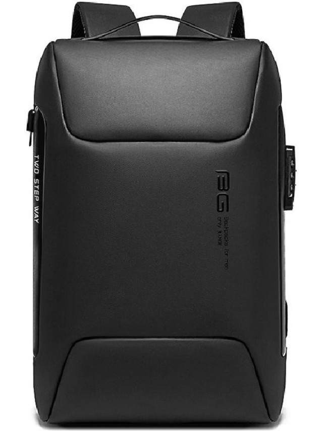 BANGE Αδιάβροχη Τσάντα Πλάτης Laptop 15.6 με Θύρα USB - Μαύρη 7216-Black