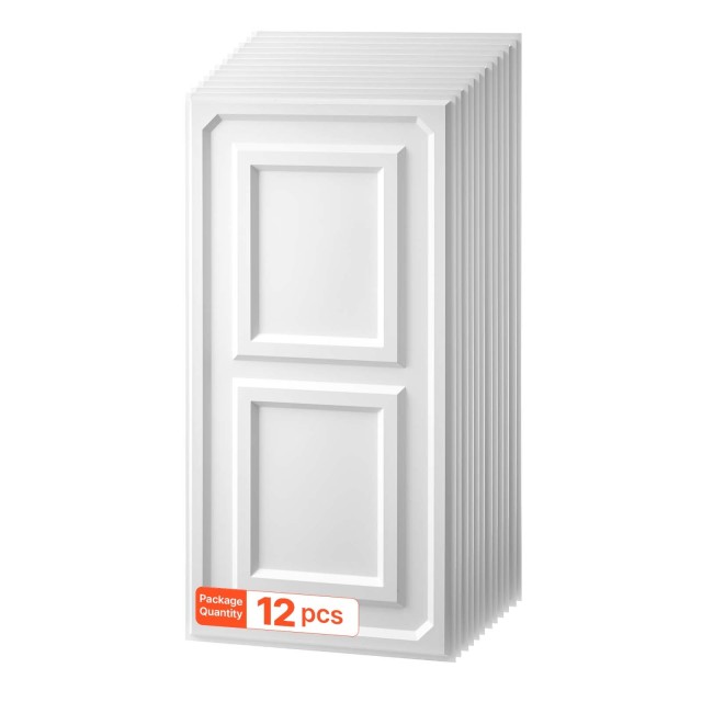 VEVOR PVC Πλακάκια Οροφής 605x1215mm Λευκά 12τμχ PVCGHPZ2448IEBGW1001V0
