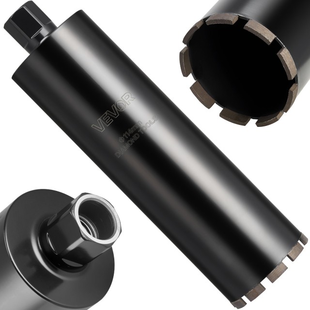 VEVOR Διαμαντοκορώνα Υγρής Διάτρησης 114mm για Οπλισμένο Σκυρόδεμα και Τοιχοποιία QXZTSS114YC7Z6TKK001V0