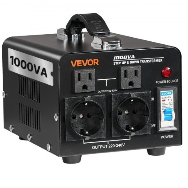 VEVOR Μετασχηματιστής Τάσης 1000VA 110V-220V SXDYZHQSD11025EPL001V2