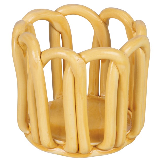 Villa DEste  Σετ 4 τμχ Πολυχρηστικό καλάθι από κεραμικό σε απόχρωση άμμου 4 Toni 5921347