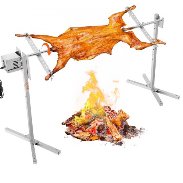 VEVOR Ηλεκτρική Σούβλα BBQ 56 Ανοξείδωτη για 60kg Χοιρινό ή Αρνί DDXZKJ56INCHGME8R002V2