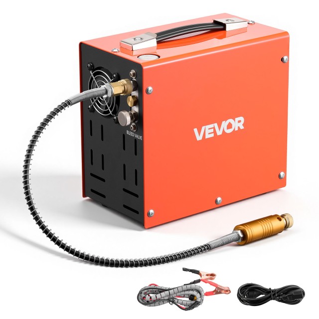 VEVOR Συμπιεστής Αέρα PCP 4500 PSI 350W DC12V/AC230V με Εξωτερικό Μετατροπέα, για Αεροβόλο και Φιάλη Κατάδυσης QQGYCQJDFSLQU3VYJ001V2
