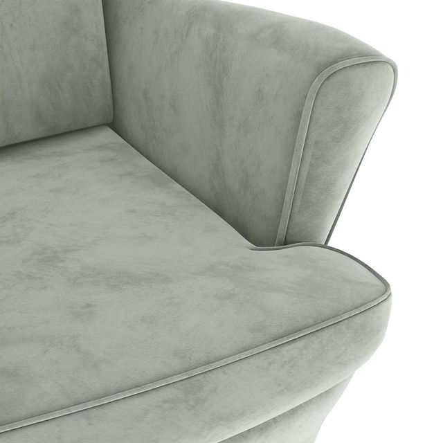 vidaXL Πολυθρόνα από Ανοιχτό Γκρι Βελούδο 324059