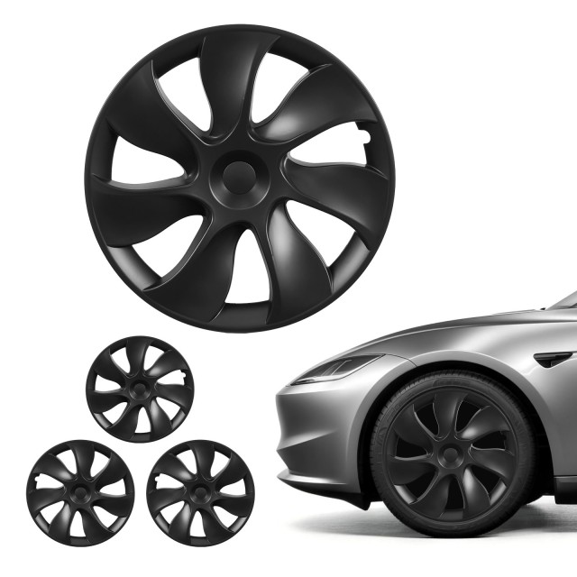 VEVOR Καλύμματα Ζαντών 19 για Tesla Model Y 2021-2024, Σετ 4 Τεμαχίων, Μαύρο Ματ ZYLGGYGH4JTTCEXU9001V0