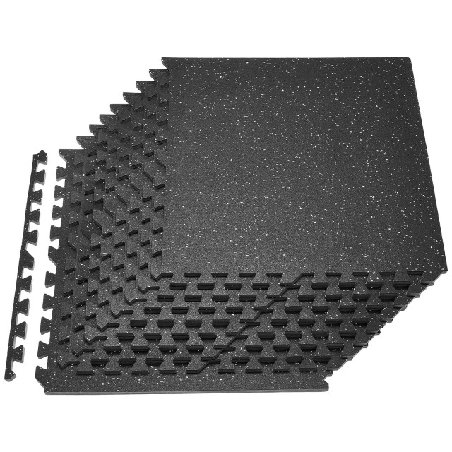 VEVOR Σετ αφρώδους προστατευτικού πατώματος, 12 τμχ, 61 x 61 x 1.4 εκ, Υψηλής Πυκνότητας EVA, Διαπλεκόμενα Πλακάκια για Γυμναστήριο Σπιτιού/Γραφείου HSXJDDBS056IJ77PO001V0