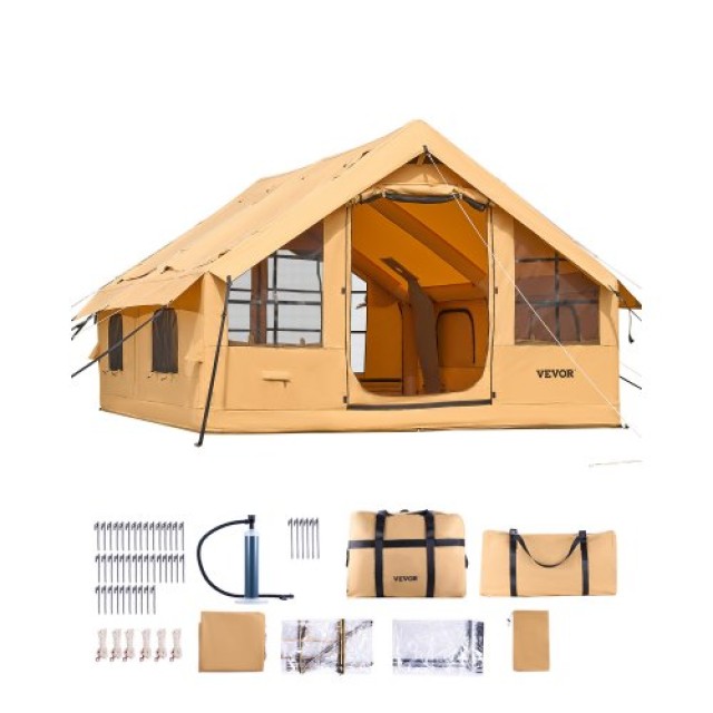 VEVOR Φουσκωτή Σκηνή Glamping 5-8 Ατόμων με Αντλία KJZP431MCQWZ4I93RV0