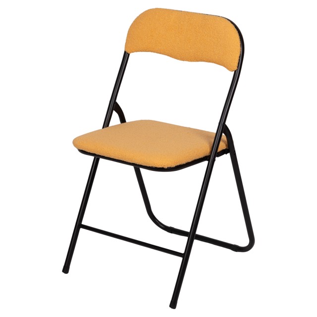 Galileo Συμπαγής Καρέκλα Διπλής Όψης Teddy σε Κίτρινο Χρώμα 43x44 cm - Μοντέλο Sibilla 2188850