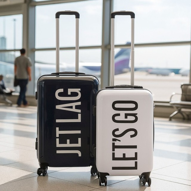 Villa DEste  Σετ 2 σκληρές βαλίτσες με 4 περιστρεφόμενες ρόδες 360 μοιρών, κλείσιμο με κωδικό και διπλό εξωτερικό φερμουάρ Bigismore 2188686