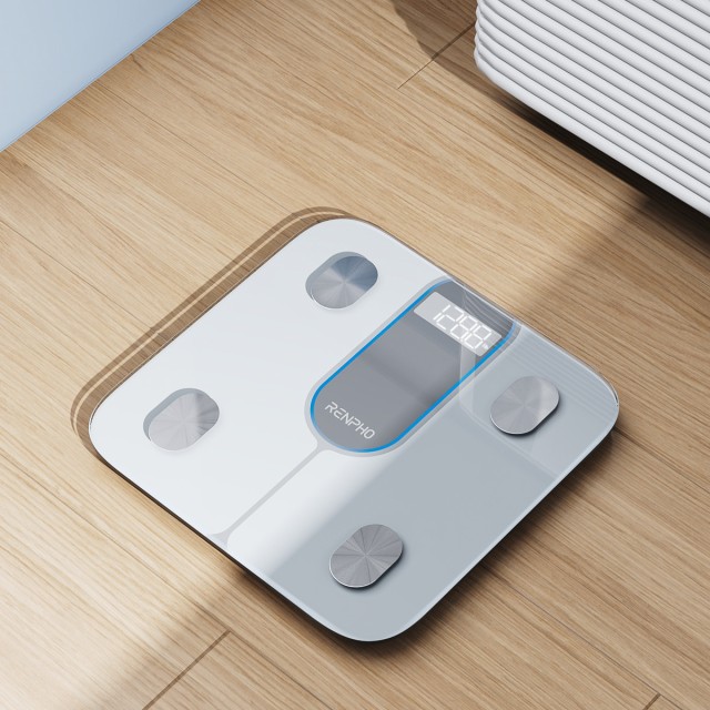 Renpho Elis 1c Smart Ζυγαριά 200kg με Λιπομετρητή & Bluetooth Λευκή R-A033-W