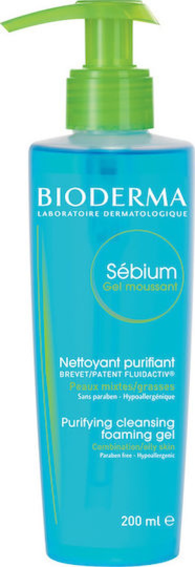 Bioderma Sebium Gel Καθαρισμού Προσώπου για Ακνεϊκές Επιδερμίδες 200ml 3401578653709