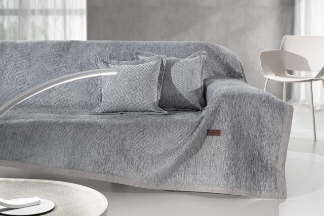Guy Laroche Ριχτάρι Καναπέ Central Silver (Τριθέσιος) 180x300 - 1133030125038