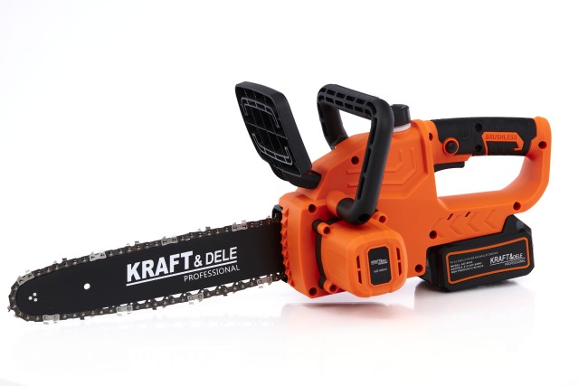 Kraft&Dele Σετ Επαναφορτιζόμενο Αλυσοπρίονο Μπαταρίας  ε 2 μπαταρίες 21V 4Ah και Αξεσουάρ και Λάμα 12 KD-10643