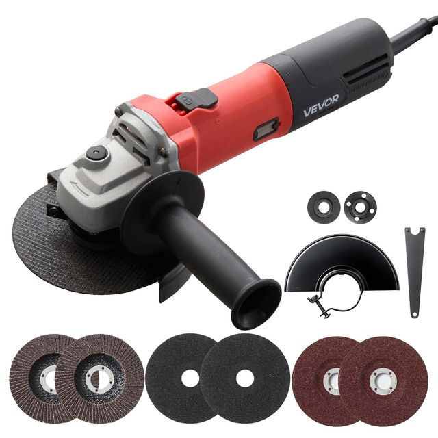VEVOR Ηλεκτρικός Γωνιακός Τροχός 125mm 1500W Ρυθμιζόμενων Στροφών JMJ1500WBS126HDIM001V2