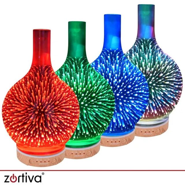 Zortiva Υγραντήρας Αέρα 200ml με Αρωματικό Diffuser και RGB LED Φωτισμό 28224