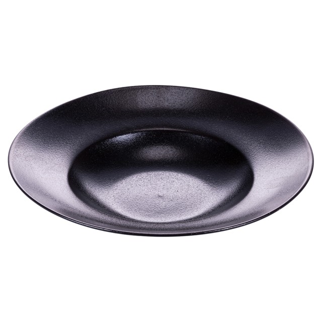 Villa DEste Σετ 4 τμχ  Λευκό βαθύ πιάτο από γυαλιστερή πορσελάνη Horeca Black 5922280