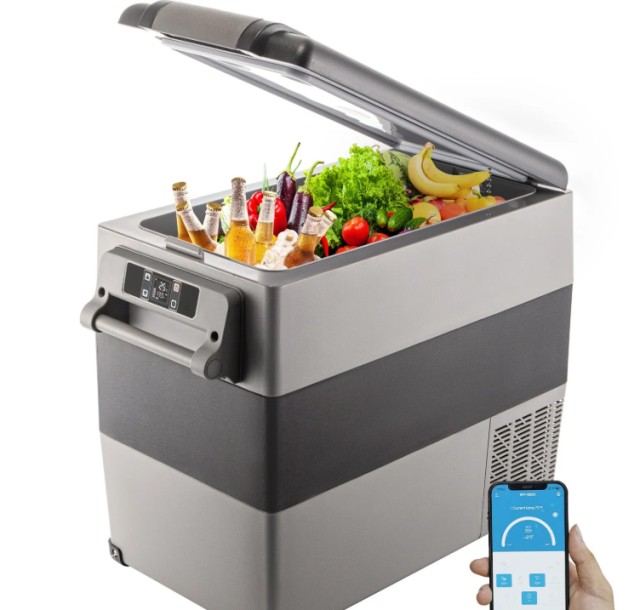 VEVOR  Φορητό Ψυγείο Αυτοκινήτου 55L με Συμπιεστή για Οικιακή και Εξωτερική Χρήση BX-YSSCZBXSH-CF55V2