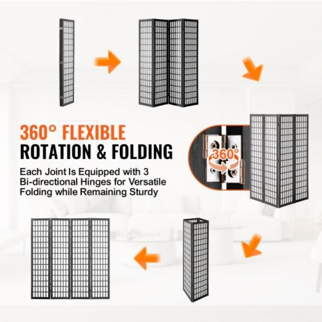 VEVOR  Ιαπωνικό Διαχωριστικό Δωματίου 4 Πάνελ RSPF4MBCSPM0MX1YEV0