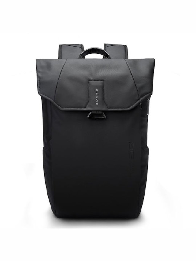 BANGE Αδιάβροχη Τσάντα Πλάτης Laptop 15.6 με Θύρα USB - Μαύρη 2575-Black