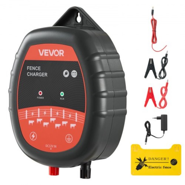 VEVOR Ηλεκτρική Συσκευή Φράχτη 10kV 1J 1.86 Μίλια AC DC JZLKOZ075J1054S35001V2