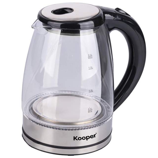 Kooper Βραστήρας ηλεκτρικός 1,8 L από βοριοπυριτικό γυαλί 1800W Kooper 5918806