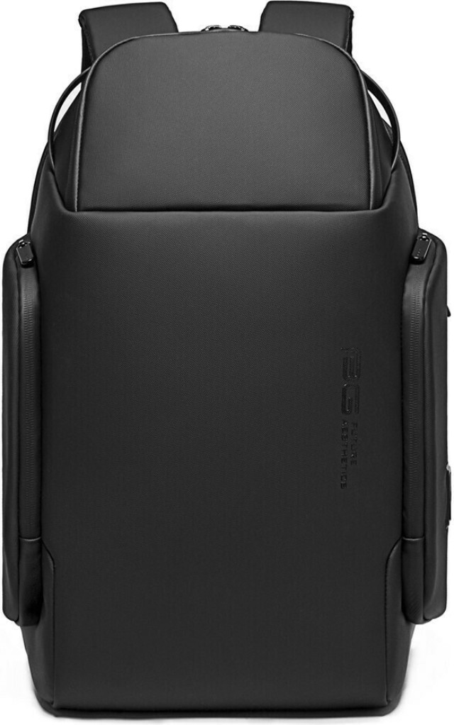 BANGE Αδιάβροχη Τσάντα Πλάτης Laptop 15.6 με Θύρα USB - Μαύρη 7277-Black
