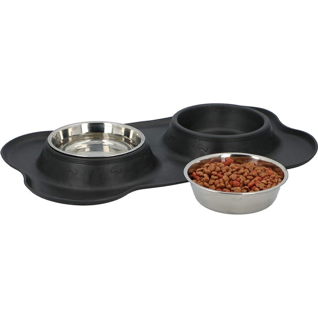 BAKAJI Αντιολισθητικά Πλαστικά Μπολ για Κατοικίδια με Αντιστάμωμα και Αντισφράγιση 02839444