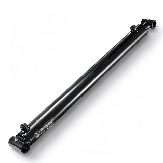 VEVOR Υδραυλικός Κύλινδρος Διπλής Ενέργειας 50,8mm x 610mm, 3500 PSI, Οπή Πείρου 25,4mm, Σύνδεση SAE #6 CGSZYYYG2INCOV2AN001V0