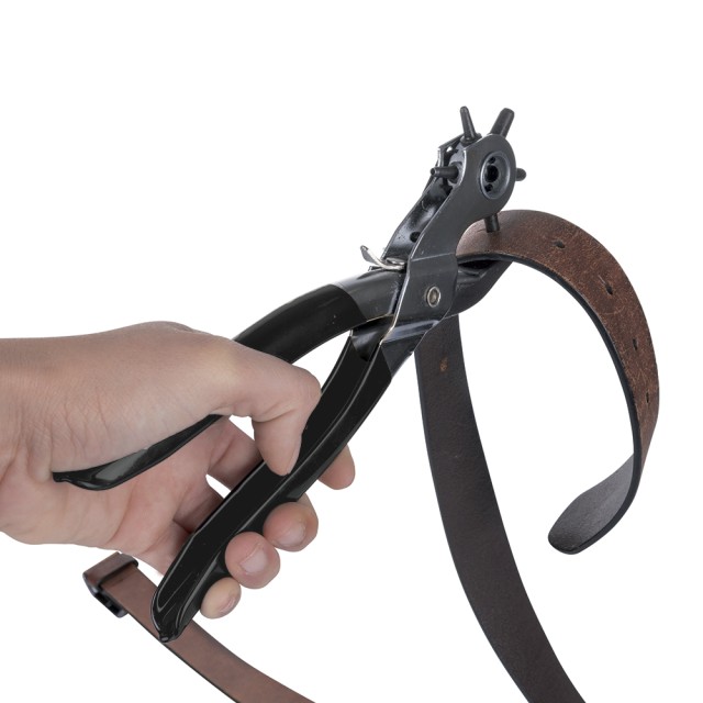 Galileo Διάτρητη Πένσα από Ανθρακοχάλυβα με 6 Ανταλλάξιμα Μεγέθη Οπών και Αντιολισθητική Λαβή 5910597