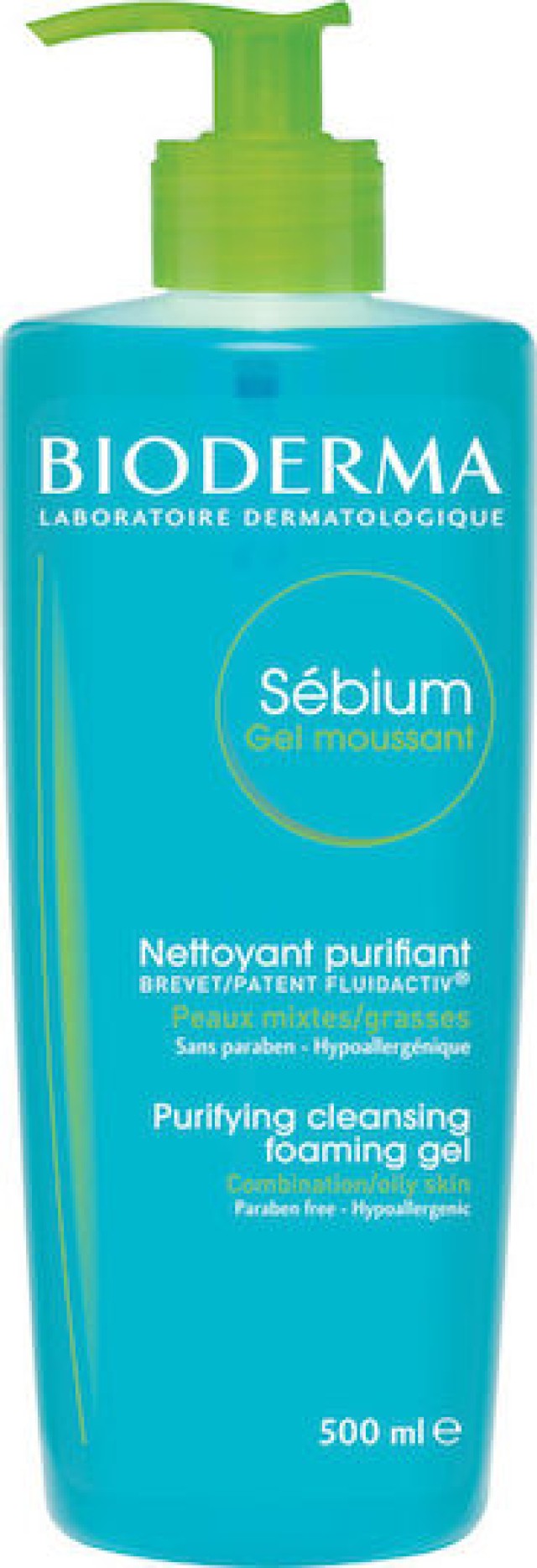 Bioderma Sebium Gel Καθαρισμού Προσώπου για Ακνεϊκές Επιδερμίδες 500ml 3401399277092