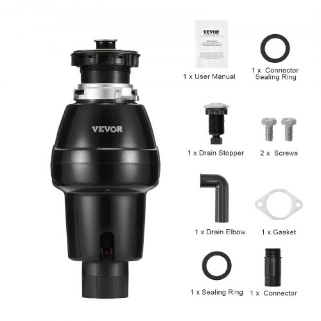 VEVOR  Απορριμματοφάγος 3/4 HP 3930 RPM EZ Connect  GDLJCLQ34HPZ3F8YUV2