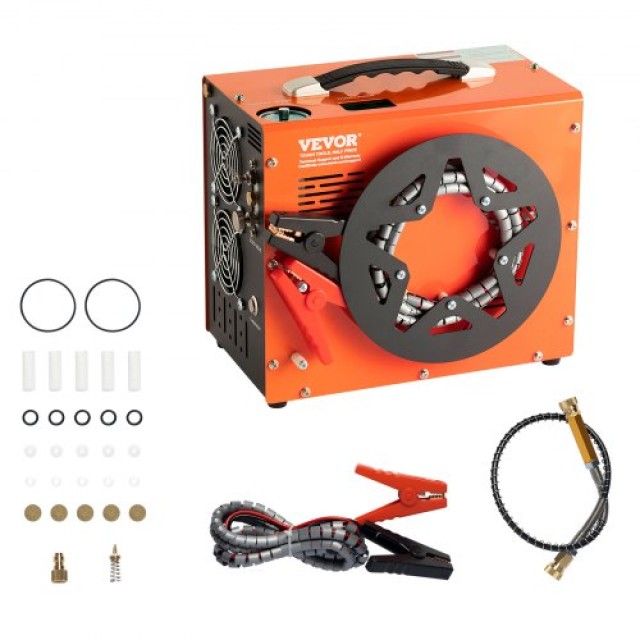 VEVOR Φορητός Συμπιεστής Αέρα PCP, 4500PSI/30Mpa με Ενσωματωμένο Μετατροπέα Ισχύος, Αυτόματη Διακοπή QQGYCQJ350WZ3ADMYV2
