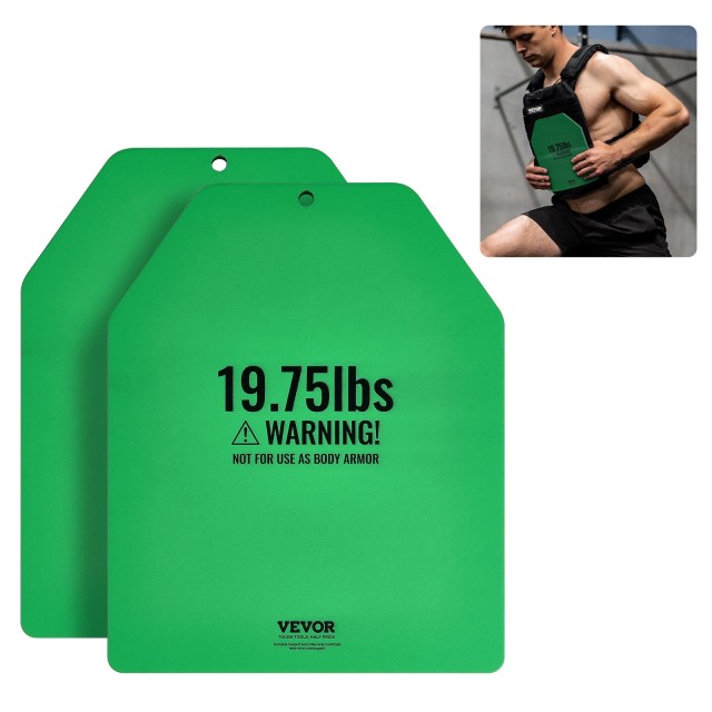 VEVOR Πλάκες Βάρους για Γιλέκο Γυμναστικής 8,9 kg/Ζεύγος, Ατσάλινες, Εργονομικές HJGKPZPHJGPB6OBBJ001V0