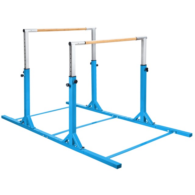 Costway Ρυθμιζόμενη Μπλε Μπάρα Γυμναστικής 250 x 132 x 140 cm SP36978BL+